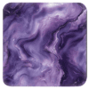Square coaster with a purple marble print.