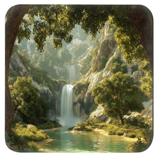 Image of a waterfall in nature.