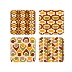 Mid Century Mod Shapes Coasters